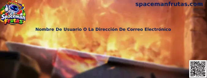 Nombre De Usuario O La Dirección De Correo Electrónico en Spaceman Frutas