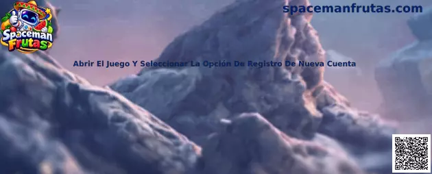 Abrir El Juego Y Seleccionar La Opción De Registro De Nueva Cuenta en Spaceman Frutas