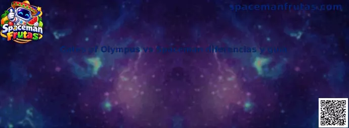 Imagen ilustrativa de la comparación entre Gates of Olympus y Spaceman, sus mecánicas y diferencias