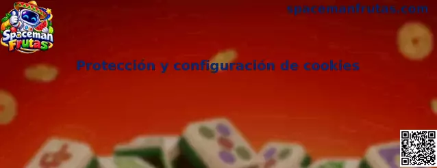 Protección y configuración de cookies de Spaceman Frutas